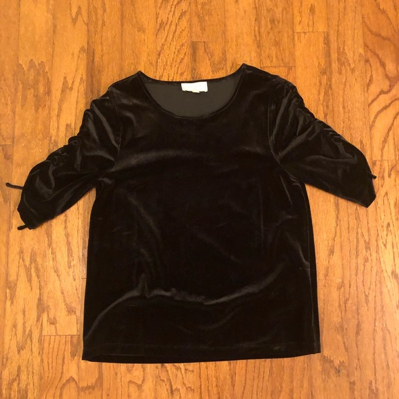 Anthropologie Teatro Velvet Top - Picture 2 of 4